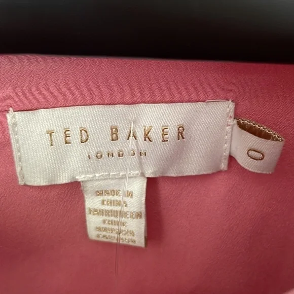 Ted Baker Pink Eicio Ruffle Ruffle Tunic Dress - Picture 14 of 15